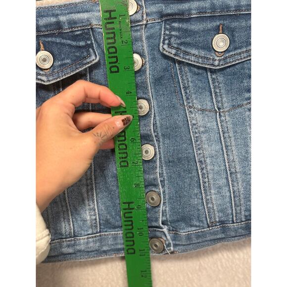 Rue‎ 21 Denim Tube Top Womens Size Small - Picture 5 of 5